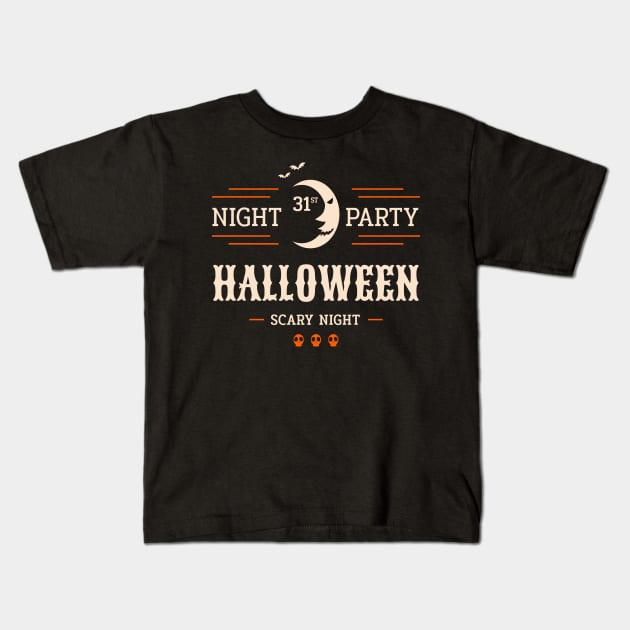 Night 31ST Party Kids T-Shirt by just3luxxx